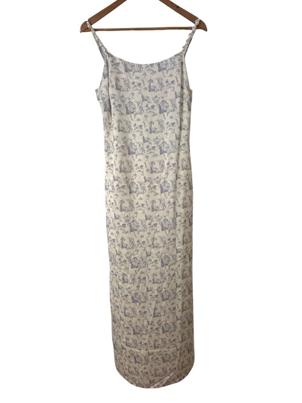La Porte Toile Strappy Maxi Dress - Picture 2 of 6
